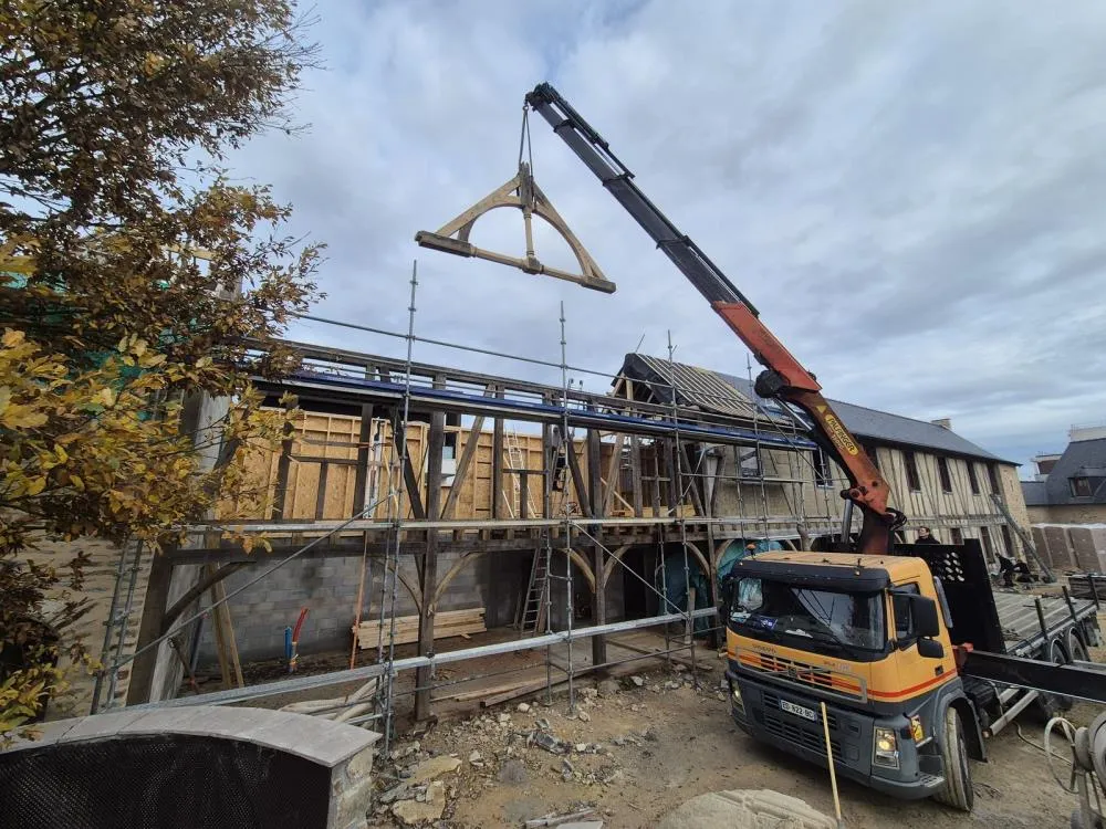 Photo de réalisation de chantier en Ille et Vilaine effectué par l'entreprise Fillaut