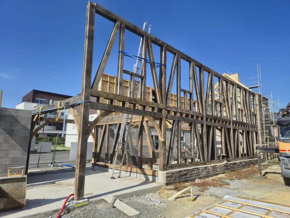 Photo de réalisation de chantier en Ille et Vilaine effectué par l'entreprise Fillaut