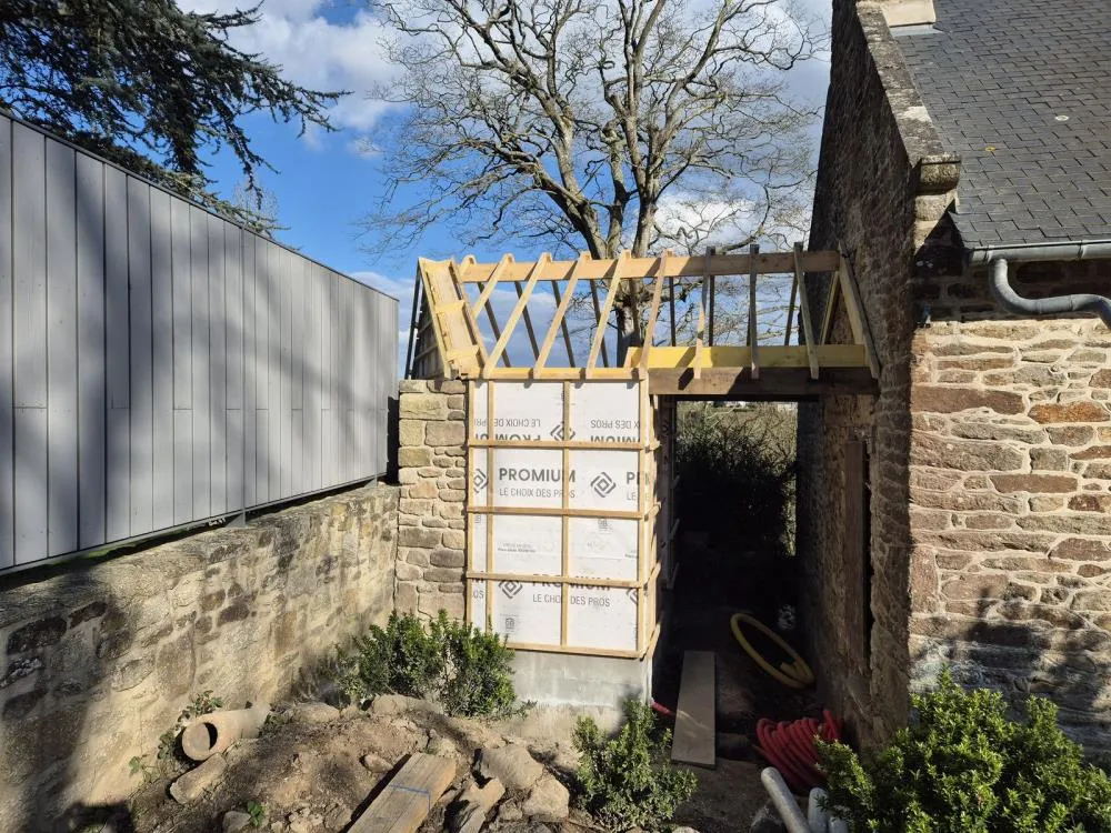 Photo de réalisation de chantier en Ille et Vilaine effectué par l'entreprise Fillaut