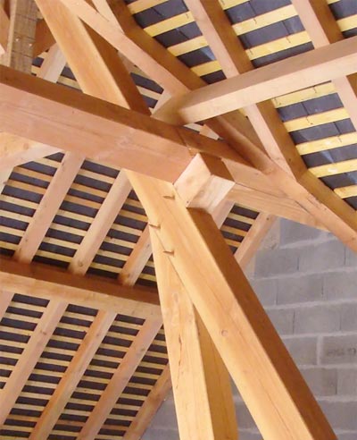 Charpente traditionnelle en Ille et Vilaine